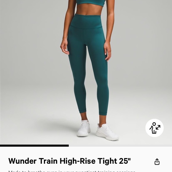 LULULEMON PERFECT CONDITION WUNDER TRAIN HIGH RISE LEGGINGS - Picture 2 of 7